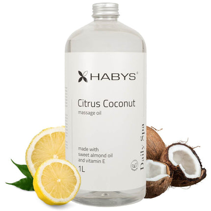HABYS Massageolie - Citrus Kokos 1L