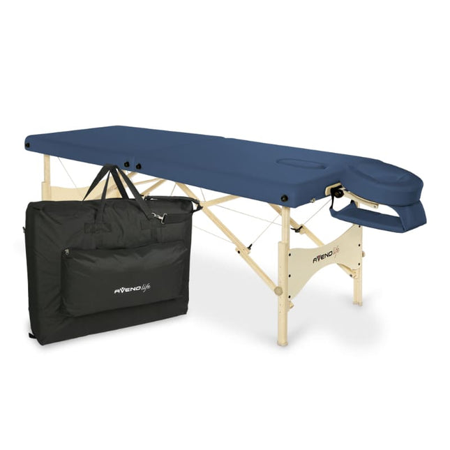 massagetafel blauw
