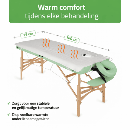 Chauffe-table de massage électrique