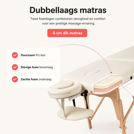 Table de massage pliable RESTPRO VIP 4 Crème