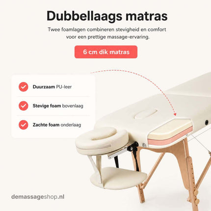 Table de Massage Pliante RESTPRO VIP 2 Crème
