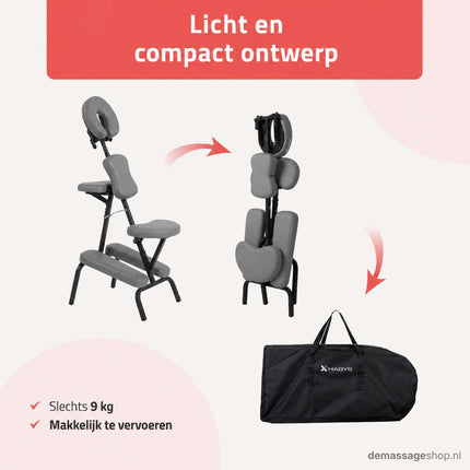 HABYS Fauteuil de massage pliable Flexo Gris