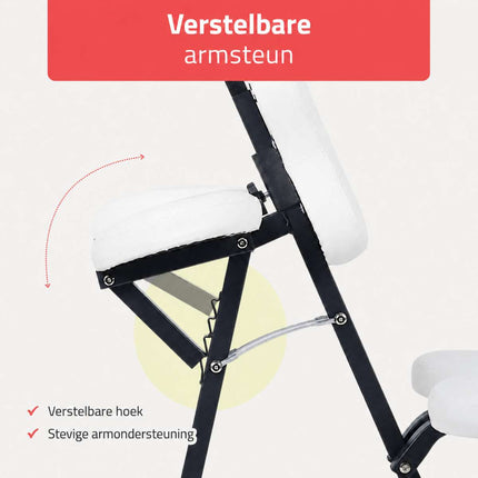 HABYS Chaise de massage pliable Flexo Blanche