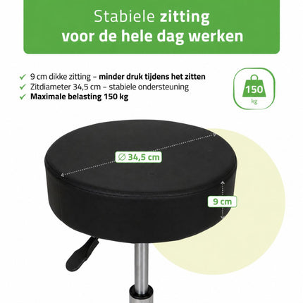 HABYS Tabouret Tila Noir