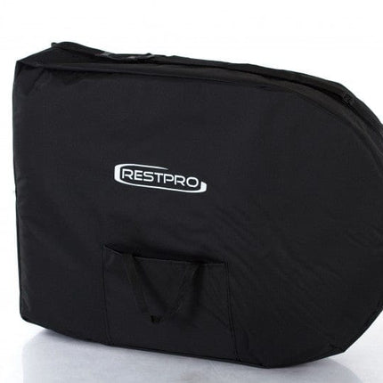 RESTPRO Inklapbare Massagetafel VIP Oval 3 Zwart - demassageshop.nl