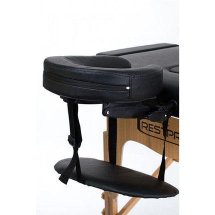RESTPRO Inklapbare Massagetafel Classic 3 Zwart - demassageshop.nl