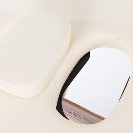 RESTPRO Inklap massagetafel Classic Oval 3 Créme - demassageshop.nl