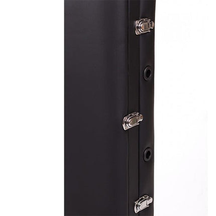 RESTPRO Inklapbare Massagetafel Aluminium 3 Zwart - demassageshop.nl