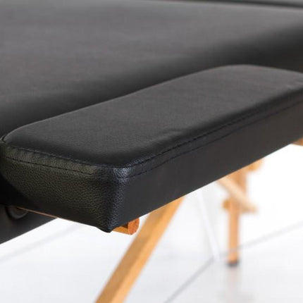 RESTPRO Inklapbare Massagetafel Classic 3 Zwart - demassageshop.nl