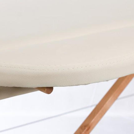 RESTPRO Inklap massagetafel Classic Oval 3 Créme - demassageshop.nl