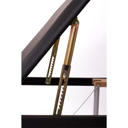 RESTPRO Inklapbare Massagetafel Aluminium 3 Zwart - demassageshop.nl