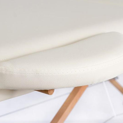 RESTPRO Inklapbare massagetafel Classic Oval 2 Créme - demassageshop.nl