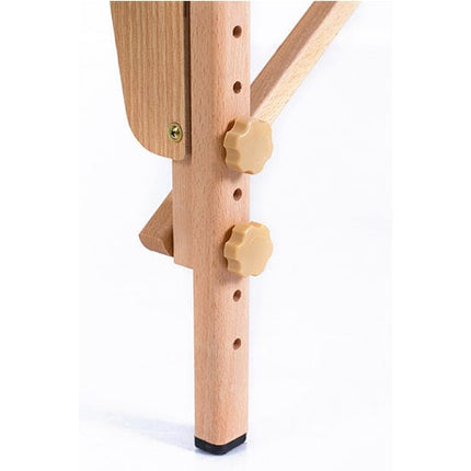 RESTPRO Inklapbare massagetafel Classic Oval 2 Créme - demassageshop.nl