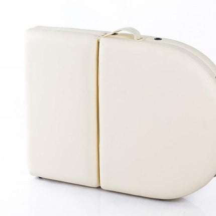 RESTPRO Inklap massagetafel Classic Oval 3 Créme - demassageshop.nl