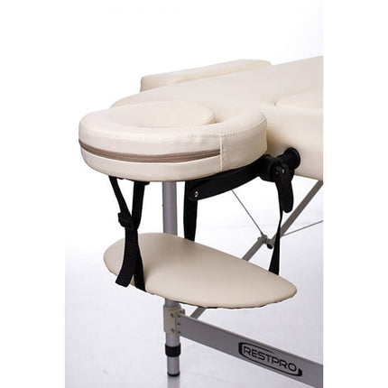 RESTPRO Inklapbare Massagetafel Aluminium 3 Créme - demassageshop.nl