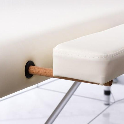 RESTPRO Inklapbare Massagetafel Aluminium 2 Créme - demassageshop.nl