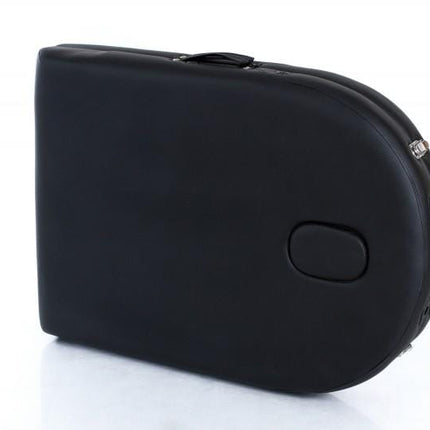 RESTPRO Inklapbare massagetafel Classic Oval 2 Zwart - demassageshop.nl