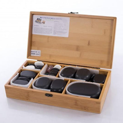 RESTPRO Hotstone Heater 6L + stenen set 60 stuks - demassageshop.nl