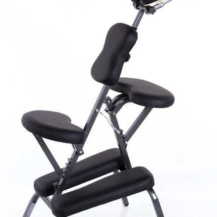 RESTPRO Inklapbare Massagestoel Relax Zwart - demassageshop.nl