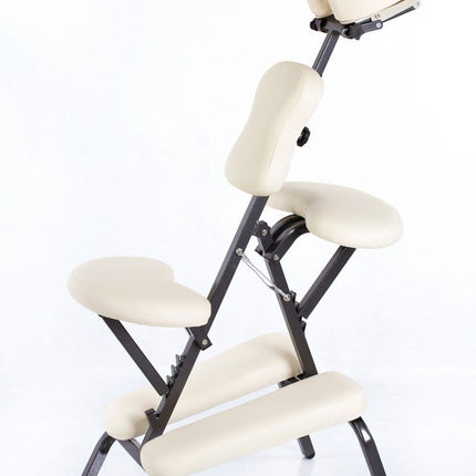 RESTPRO Inklapbare Massagestoel Relax Créme - demassageshop.nl